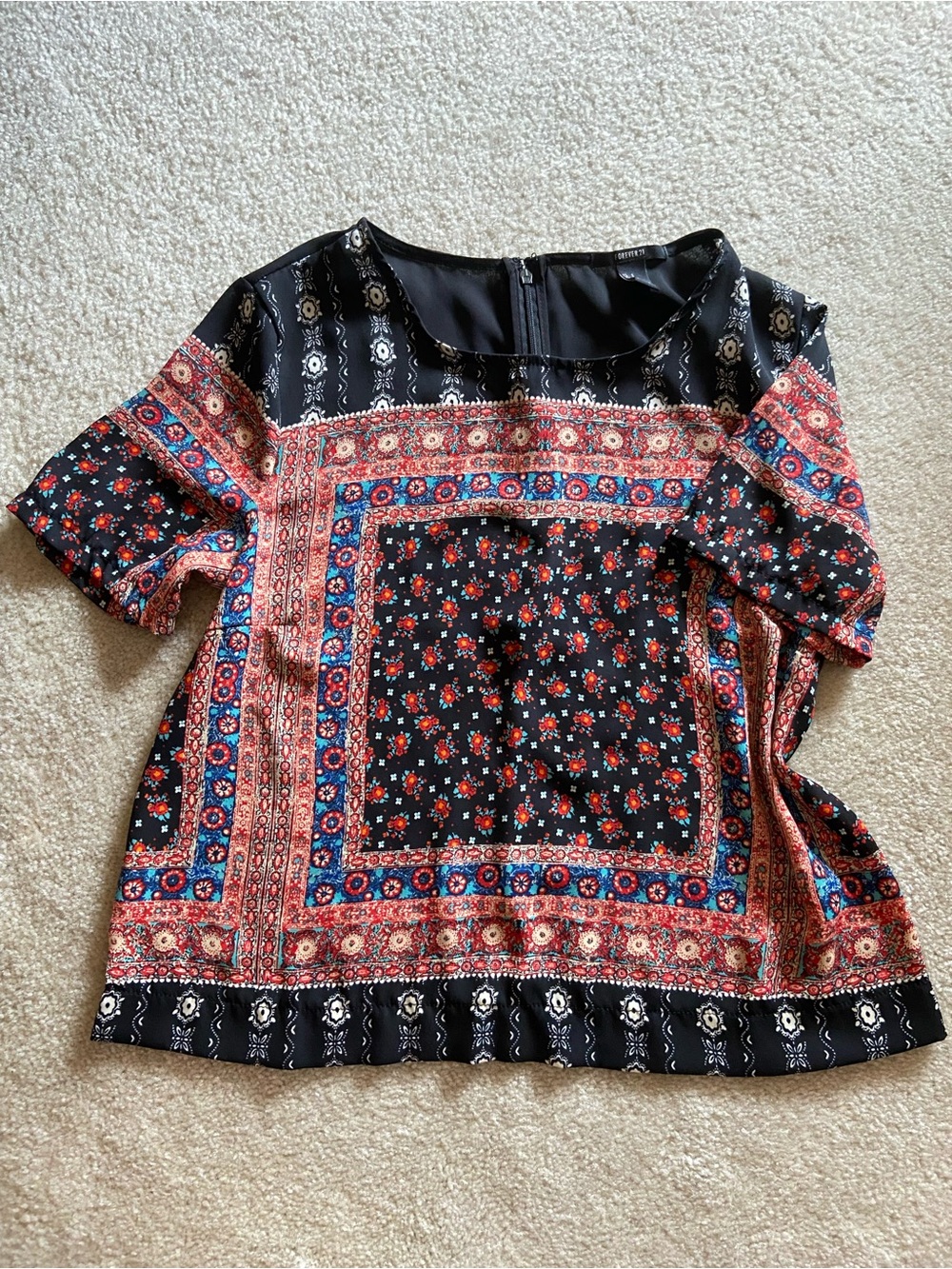 Forever 21 floral Print Top